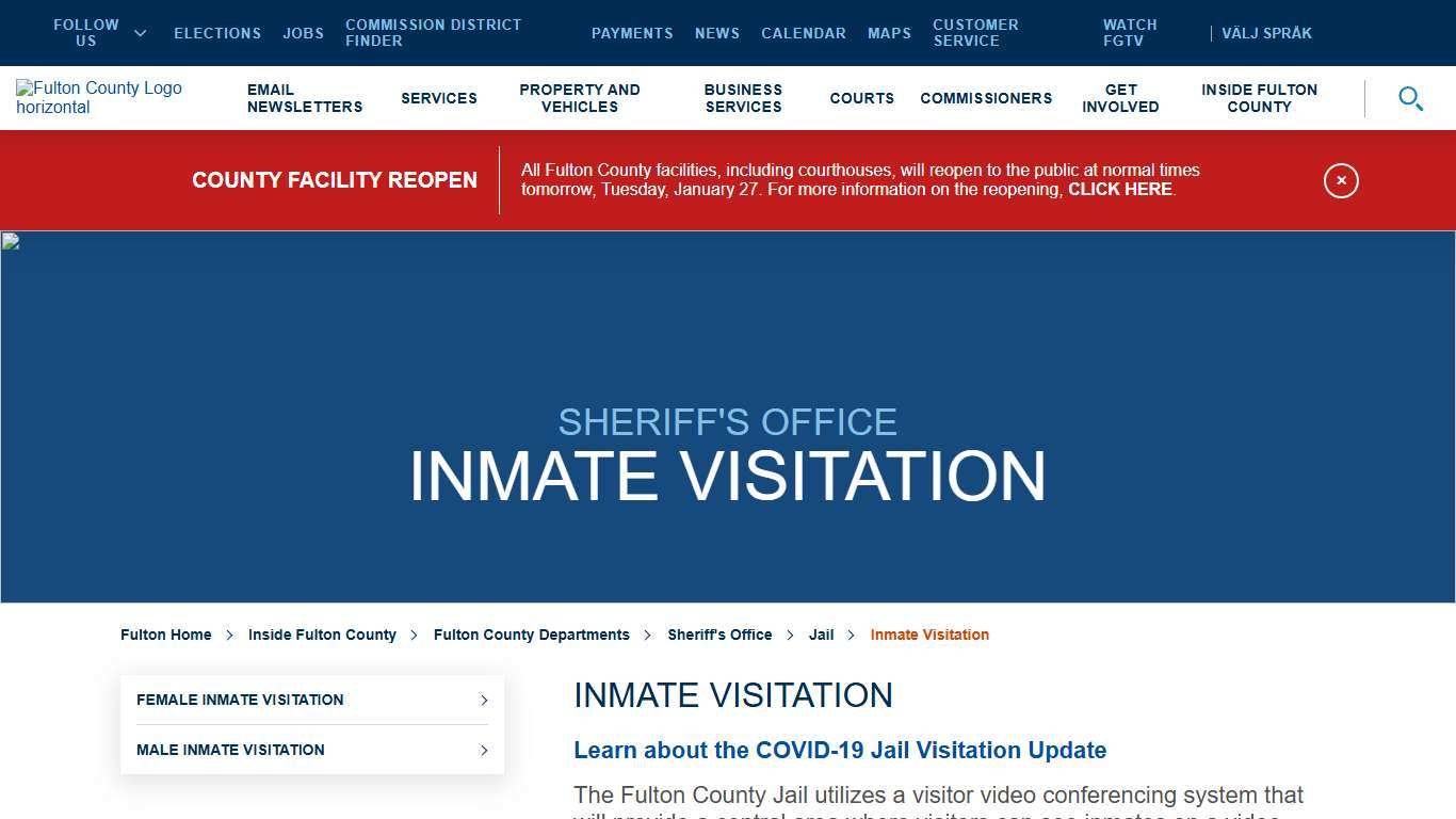 Inmate Visitation